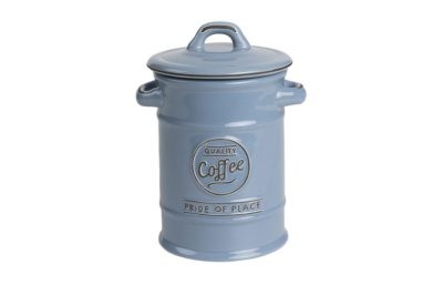 Pride of Place Coffee Jar BLUE (D115 x H180mm / 4.5 x 7")